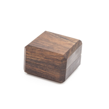Drewniane pudełko na pierścionek zaręczynowy handmade - AMAZAQUE MINI