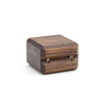 Drewniane pudełko na pierścionek zaręczynowy handmade - AMAZAQUE MINI